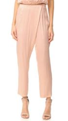 Kendall Kylie Silk Draped Trousers
