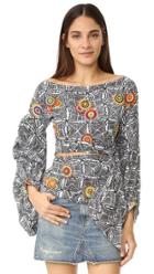 All Things Mochi Balloon Sleeve Top