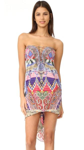 Camilla Short Lace Up Caftan