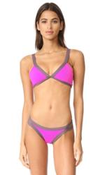 Lspace L*space Colorblock Farrah Bikini Top