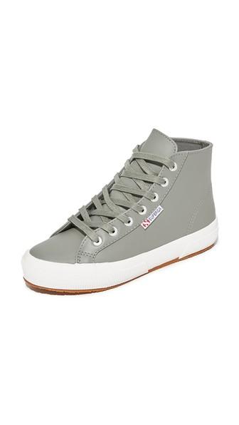 Superga 2795 Leather Hi Top Sneakers