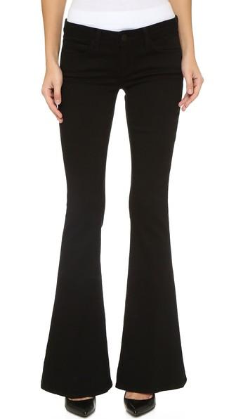 L Agence Elysse Low Rise Flare Jeans