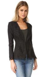 Cupcakes And Cashmere Tess Fitted Lace Blazer