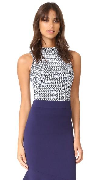 Milly Geo Jacquard Top