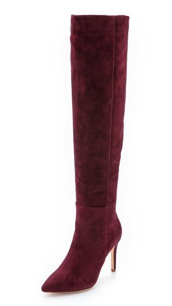 Joie Olivia Suede Boots - Merlot