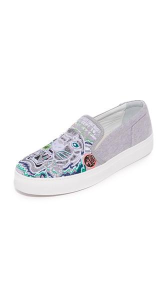 Kenzo Kenzo Tiger Slip On Sneakers