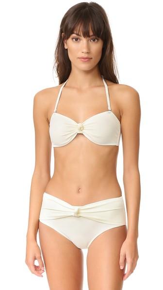 Solid Striped The Whitney Bikini Top