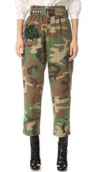 Marc Jacobs Camo Belted Pants