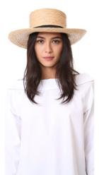 Hat Attack Raffia Braid Boater Hat