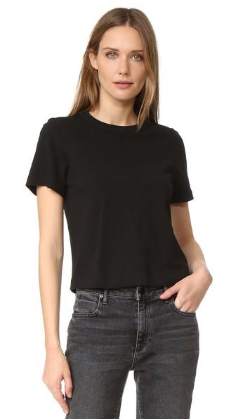 T By Alexander Wang High Twist Cotton Jersey Boy Tee