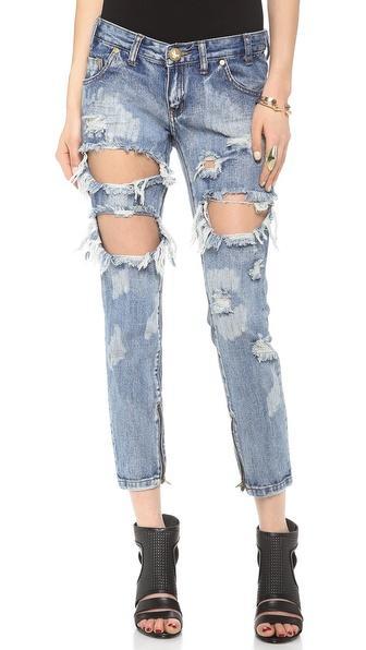 One Teaspoon Trashed Freebird Jeans - Cobain