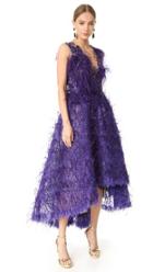 Marchesa Feather Gown