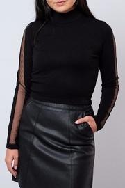  High-neck Cropped Sweater