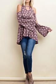  Dusty Mauve Floral Top