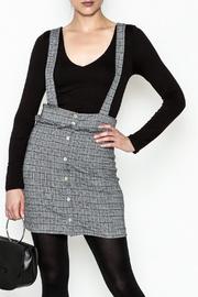  Plaid Suspender Skirt