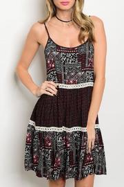  Wine Black Summer Dress