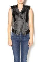  Black Studded Vest