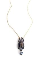  Labradorite Beetle Necklace