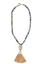  Amazonite Tassel Necklace