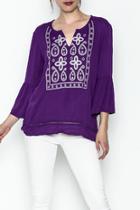  Paisley Embrodered Top