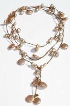  Leather Pearl Lariat