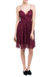  Berry Lace Dress