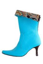  Blue Leather Boot