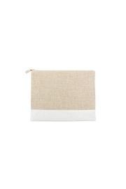  White Lenin Pouch