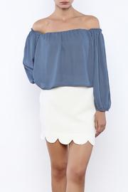  Off The Shoulder Crop Blouse