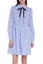  Ruffle Embroidery Dress