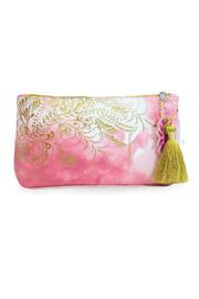  Blush Watercolor Small Tassel Pouch