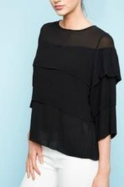  Tiered Chiffon Blouse