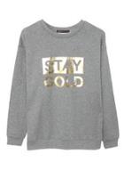  Boyfriend Sweatshirt Gold