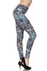  Teal Print Legging