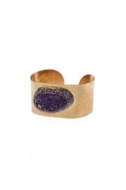  Druzy Purple Cuff