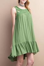  Green Gauze Dress