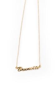  Brunette Pendant Necklace