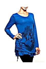  Blue Sweater Tunic