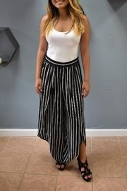  Striped Pant W/slit