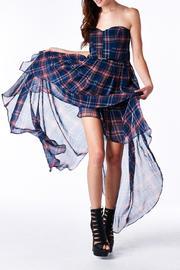  Plaid Sweetheart Dress