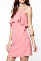  Side Ruffle Dress