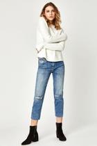  Niki-straight-crop In Light-ripped-vintage