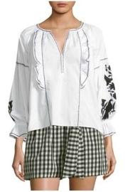  Cleavanta Embroidered Blouse