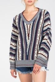  Multi-patterned Sweater