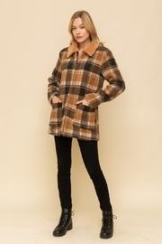  Midi Fur Collar Jacket