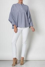  Mandarin Collar Top