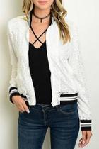  White Lace Bomber