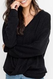  Draped Hem Pullover