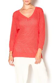  Melon Cotton Sweater