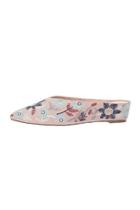  Almond-toe Embroidered Mule